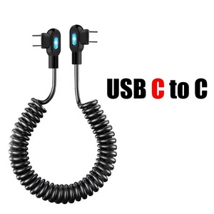 <span class=keywords><strong>Cable</strong></span> <span class=keywords><strong>de</strong></span> <span class=keywords><strong>Carga</strong></span> Rápida USB C <span class=keywords><strong>de</strong></span> 120W 6A, <span class=keywords><strong>Cable</strong></span> <span class=keywords><strong>de</strong></span> Datos con Resorte Extensible en Forma <span class=keywords><strong>de</strong></span> Codo para iPhone, <span class=keywords><strong>Samsung</strong></span>, Xiaomi, Huawei, <span class=keywords><strong>Cable</strong></span> Tipo C para <span class=keywords><strong>Carga</strong></span> en Auto - Product Image 4