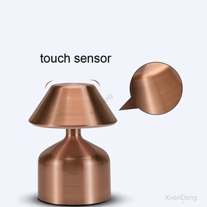 Lámparas de Mesa con Sensor Táctil, Lámparas de Escritorio Modernas Portátiles Inalámbricas Recargables con Forma de Hongo para Dormitorio, Lámpara de Noche LED para Restaurante - Product Image 6