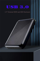 Casing Hard Drive USB 3.0 hingga 2.5 inci murah, casing Hard Drive SATA HDD SSD eksternal, kotak HDD kecepatan 5G untuk ponsel Laptop PC