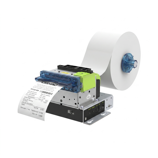 Cashino KP-212A 58mm Embedded Printer Booth Thermal Receipt Printer with Cutter Suitable for Self-service Ordering Machines