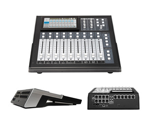 Mezclador Digital de Aluminio DVAE X10, <span class=keywords><strong>Audio</strong></span> Digital de 10 Canales, 6XLR + <span class=keywords><strong>2</strong></span> Entradas Estéreo, 9 Faders, Grabación USB, Salas de Conferencias - Product Image 1