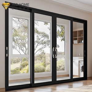 <span class=keywords><strong>Porte</strong></span> coulissante à cadre ultra-fin personnalisable - <span class=keywords><strong>Porte</strong></span> coulissante en verre minimaliste pour <span class=keywords><strong>entrée</strong></span> de maison contemporaine - Product Image 3