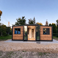 Maison préfabriquée extensible complète de 20 pieds ou 40 pieds avec cuisine, nouveau design, maison mobile modulaire préfabriquée