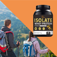 Protéine de lactosérum isolée en poudre, 1 kg, haute teneur en protéines, pour la force musculaire et la remise en forme, nutrition sportive, offre exclusive pour l'exportation