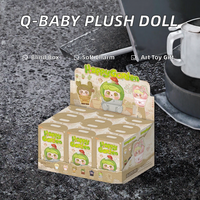 Q-Baby Potted Plant Story Series Plush Pendant Mystery Blind Box Art Toy Figure Doll Gift Unisex/Desktop/Bag 1/6 Scale