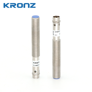 חיישן קירבה KRONZ M8 2mm שטוח PNP N.O 10-30VDC מארז נירוסטה חיבור M8 תדר 3kHz חיישנים אינדוקטיביים - Product Image 2