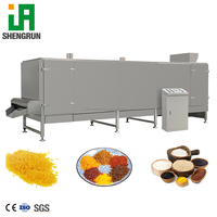Ligne de production de riz nutritif synthétique à double extrudeuse, moule modulaire, machine à riz composé de forme spéciale longue et ronde