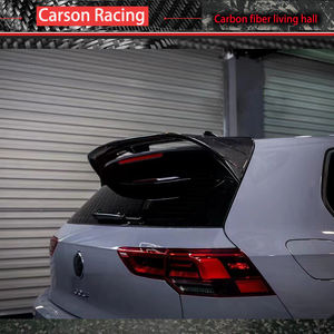 Volkswagen Golf 8 <span class=keywords><strong>GTI</strong></span> Custom Wet <span class=keywords><strong>Carbon</strong></span> <span class=keywords><strong>Fiber</strong></span> CS Style ROOF Spoiler Mk8 R Acabado pulido Car Top - Product Image 4
