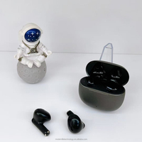 Max 20 Écouteurs TWS ronds et compacts en alliage de zinc de haute qualité Mini écouteurs semi-intra-auriculaires à suppression de bruit avec indicateur LED