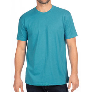 T-shirts en jersey 100% coton confortables pour hommes, fabrication sur mesure, vêtements décontractés de haute qualité, motif uni moderne, tricoté - Product Image 4