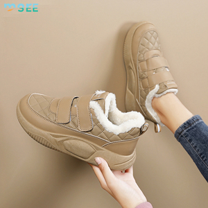 SeeMore-Botas de Nieve Cálidas con Forro Polar para <span class=keywords><strong>Mujer</strong></span>, Calzado Transpirable para Deportes al Aire Libre, Venta Al por Mayor - Product Image 6