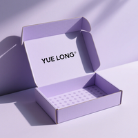 Fabricant d'emballages en papier de carton ondulé noir mat imprimé boîte postale d'expédition avec logo personnalisé pour les petites entreprises