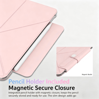 Étui magnétique personnalisé OEM RQ pour tablette iPad 10e génération, léger, avec support pliable en trois parties