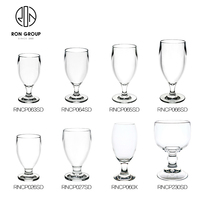 Gelas Kaca Grosir 550ml untuk Restoran, Set Gelas PC Kustom untuk Whiskey, Wine, Air, Cangkir Plastik Reusable untuk Teh & Piring