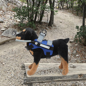 Arnés de anillo anticolisión para perros pequeños, anillo guía protector para perros ciegos, remache sólido, material de poliéster duradero, cierre de botón - Product Image 3