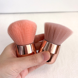 Brocha <span class=keywords><strong>Kabuki</strong></span> para Bronceado con Brillo Dorado Rosa, Marca Privada, Brocha <span class=keywords><strong>Kabuki</strong></span> Grande para Cuerpo con Brillo - Product Image 3
