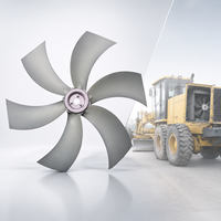 Aspas de Ventilador de Refrigeración del Motor Aerodinámicas de Bajo Ruido, Repuesto para Motoniveladora XCMG GR215 PY180
