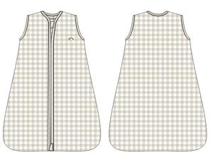 Manta para <span class=keywords><strong>Dormir</strong></span> Tipo <span class=keywords><strong>Saco</strong></span> de <span class=keywords><strong>Dormir</strong></span> sin Mangas para Bebé, Diseño a Cuadros, 100% Algodón, 1.5 TOG, Peso Medio, Tipo Gingham - Product Image 6