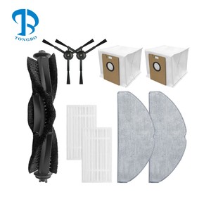 Apto para TP-Link <span class=keywords><strong>Tapo</strong></span> RV30 Max Plus / RV20 Max Plus Robot piezas de vacío accesorios borde principal cepillo filtro mopa tela bolsa de polvo - Product Image 1