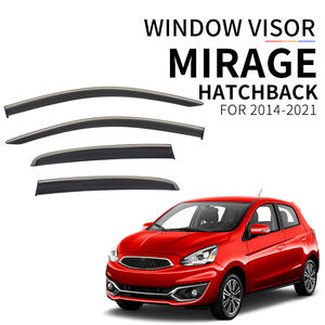 मित्सुबिशी मिराज हैचबैक 2014-2021 इंजेक्शन डिफ्लेक्टर कार सहायक उपकरण वर्षा रक्षक कार विंडो - Product Image 2