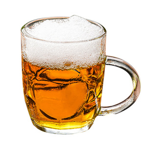 Tasse à bière de grande capacité en forme d'ananas Tasse à eau Tasse à thé avec verre résistant à la chaleur et poignée de canette - Product Image 1