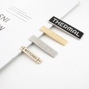 Logo <b>label</b> printing, <b>name</b> letter <b>labels</b>, clothing accessories, DIY clothing, jeans, shoes, wallets, bags, custom metal alloy, - Product Image 4