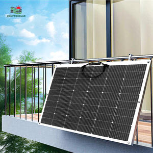 卸売225W <span class=keywords><strong>PV</strong></span>半フレキシブルソーラーパネルフルブラック強度ETFE単結晶シリコン屋内屋外バルコニーRV用 - Product Image 3