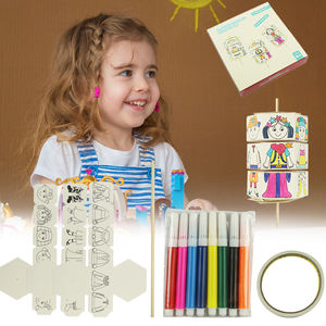 بيع بالجملة ديي الدورية اللوحة الورقية السداسية المنشور الملابس تغيير اللعبة ألعاب تعليمية للأطفال - Product Image 6