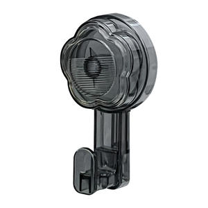 Crochet à ventouse rotatif auto-adhésif en plastique pour montage mural, idéal pour la cuisine, la salle de bain, l'organisation et les rangements. - Product Image 1