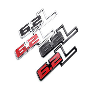 Etichetta Decorativa Posteriore 6.2L per Ford Raptor F150 Pickup, Adesivo per Auto, Accessori Auto, Etichetta Cilindrata, Lettere <span class=keywords><strong>Originali</strong></span> - Product Image 1