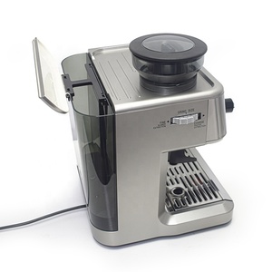 Machine à café expresso avec moulin à café 20 vitesses, 15 bars, capacité 250 g de grains de café, en acier inoxydable, réservoir d'eau 2,6 L, tête de brassage 58 mm, porte-filtre - Product Image 6