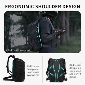 Bolsa Multifuncional para Casco de Motocicleta, Impermeable, Mochila de Viaje para Motocicleta, Mochila para Laptop, Ciclismo al Aire Libre, Motocross - Product Image 4