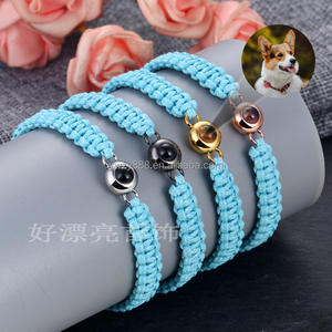 Nueva pulsera tejida Pulsera de proyección Te amo <span class=keywords><strong>en</strong></span> 100 idiomas - Product Image 6