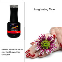 Vernis à ongles sans TPO ni HEMA, fabricants de vernis gel OEM, couche de finition en caoutchouc brillante, gel de finition longue tenue, gel brillant haute brillance, résistant à l'usure