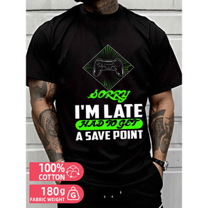 T-shirt de sport unisexe tendance en pur coton, motif graphique, pour homme, cadeau pour papa, basiques, fabriqué aux États-Unis - Product Image 1