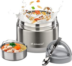 Bán buôn thép không gỉ cách điện chân không nhiệt thực phẩm ăn trưa hộp container - Product Image 1
