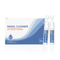 40 unités de nettoyant nasal à dose unique de 5 ml, formule saline physiologique stérile isotonique hypertonique pour lavage nasal