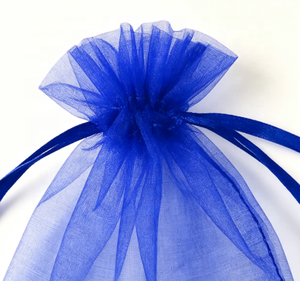 Sacs en <span class=keywords><strong>organza</strong></span> <span class=keywords><strong>rouge</strong></span>, orange, jaune, vert, bleu, indigo, violet, grande, moyenne et petite taille, pochette cadeau pour emballage de parfum et de cosmétiques - Product Image 3
