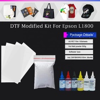 Pour imprimante DTF Epson L1800 A3, transfert direct sur tous les matériaux, vêtements avec film PET, encre DTF, poudre DTF
