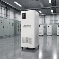 Stabilisateur de tension triphasé AVR 60KVA 120KVA 380V, régulateur de tension industriel, affichage numérique