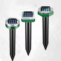 Répulsif Solaire Ultrasonique Transfrontalier en ABS pour Animaux Nuisibles (Souris, Oiseaux, Serpents) d'Extérieur