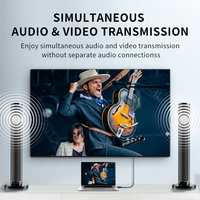 Adaptateur HDMI 4K vers HDMI 30Hz compatible, câble unidirectionnel mâle-mâle pour application sur moniteur