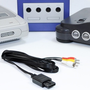 1.8M RCA AV TV เสียงสำหรับนินเทนโด 64 ซูเปอร์นินเทนโด เกมคิวบ์ N64 SNES เกมคิวบ์อุปกรณ์เสริม - Product Image 6