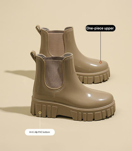 <span class=keywords><strong>Botas</strong></span> <span class=keywords><strong>de</strong></span> <span class=keywords><strong>Lluvia</strong></span> <span class=keywords><strong>de</strong></span> PVC para <span class=keywords><strong>Mujer</strong></span> al por Mayor <span class=keywords><strong>de</strong></span> Fábrica, Impermeables, Antideslizantes, Cómodas, para Todas las Estaciones, Zapatos para Exteriores, Logotipo Personalizado Disponible - Product Image 5