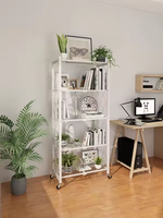 Étagère pliante étagères de rangement étagères métal roulant étagère pliante de haute qualité 3/4/5 couches