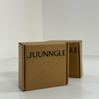 Boîtes en papier kraft écologiques personnalisées, matériaux recyclés, design pliable auto-élevant pour l'emballage des chaussettes, logo personnalisé