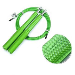 <span class=keywords><strong>Corde</strong></span> <span class=keywords><strong>à</strong></span> <span class=keywords><strong>sauter</strong></span> de vitesse professionnelle avec poignée en aluminium et logo personnalisé, articulation universelle 3M, pour entraînement intensif <span class=keywords><strong>à</strong></span> domicile - Product Image 1