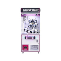 Machine à griffes personnalisée avec éclairage LED, cabinet en bois et acrylique, jeu d'arcade à monnayeur pour centres de divertissement