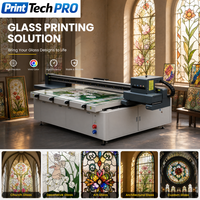 Impresora UV Plana de Alta Velocidad de 1300x2500mm para Impresión en Vidrio, Cerámica, Azulejos y Acrílico, Decoración de Vidrio Arquitectónico