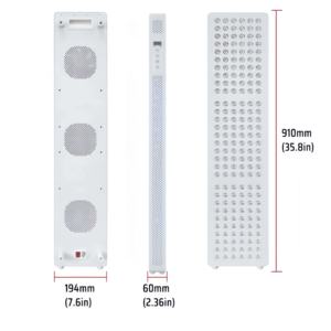 Appareil de beauté AZURE pour le corps entier et le visage, panneau de luminothérapie <span class=keywords><strong>LED</strong></span> rouge, type sur pied, prise UK/US/AU, utilisation à domicile, 180 <span class=keywords><strong>LED</strong></span>, AL1000 - Product Image 6